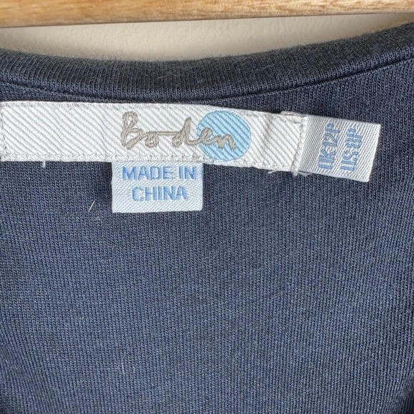 Boden Black Wrap Jersey Tank Dress 8P - Picture 3 of 6